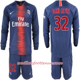 Maillot/Tenue Paris Saint Germain Dani Alves 32 Enfant Domicile 2018/2019 Manche Longue